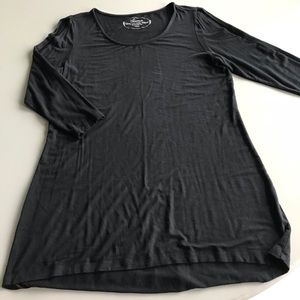 EUC Cold-Shoulder Black Soma Tunic